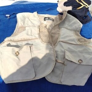 Orvis Beige Fishing Vest medium